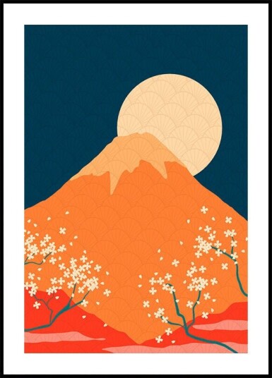 Night Blossom Plakat Plakat / 40x50cm
