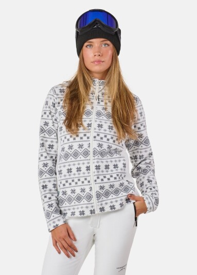 Swedemount Idre Fleece III W WHITE/GREY 44 Trøyer