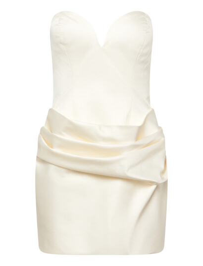 ROTATE Birger Christensen Bustier Mini Dress White 42