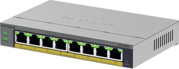 Netgear GS108EP PoE+ Switch 8 porter 30 W VLAN MTBF 859126T Netgear GS108EP PoE+ Switch 8 porter 30 W VLAN MTBF 859126T