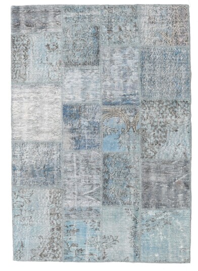 Håndknyttet. Opphav: Turkey Patchwork Teppe 138x201