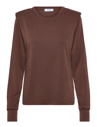 Minus Msenja Long Sleeve Modal Top - Brown - M Minus Msenja Long Sleeve Modal Top - Brown - M
