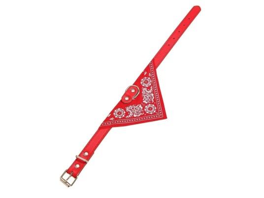 Hundehalsbånd med Bandana/Scarf L 35-44CM Velg farge
