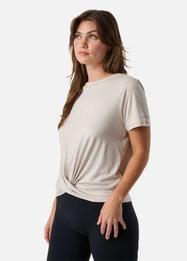 Swedemount Core Wrap Soft Tee W Swedemount Core Wrap Soft Tee W