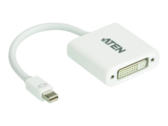 Aten DisplayPort-adapter Mini DisplayPort til DVI-I 20 cm Hvit
