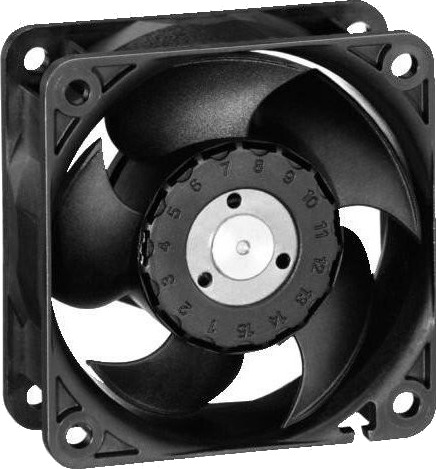 Ebm-Papst 624Hh Vifte 6cm 8200 Rpm 56 M³/T Sort Ebm-Papst 624Hh Vifte 6cm 8200 Rpm 56 M³/T Sort