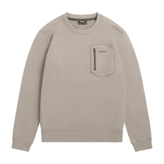 Bergans Midtli Midlayer Sweatshirt Men Rock Taupe S S