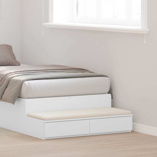 Sengeskuffer Hvit 90x36,5x16,5 cm Laget av Tre