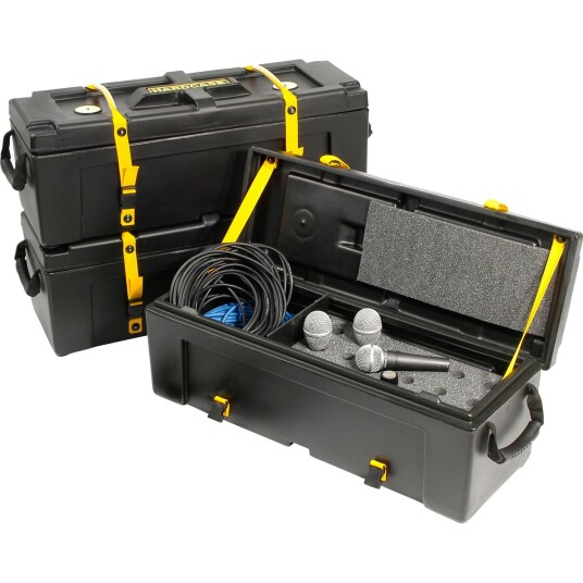 Hardcase Hnmic12 Transportkasse For 12 Mik + Kabler