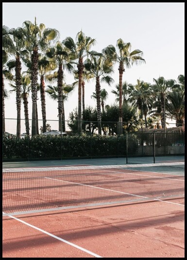 Tennis Court Plakat Plakat / 100x150cm