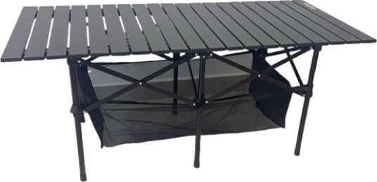 Sammenleggbart campingbord med skap Outliner 120x55x50 cm