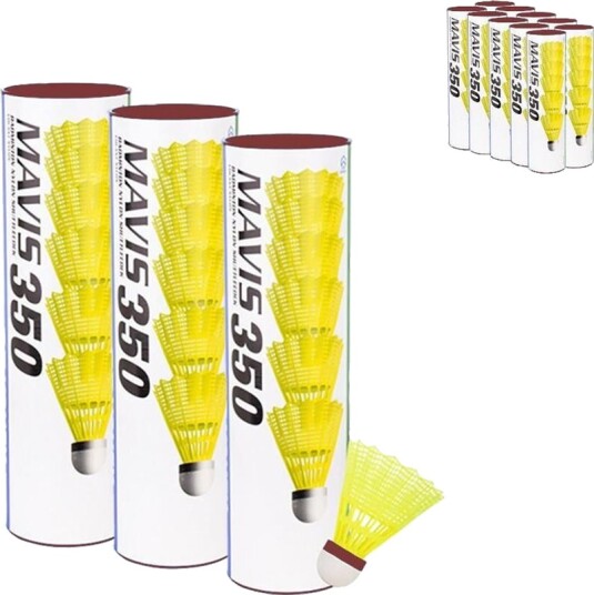 Yonex Mavis 350 Fast Yellow 10 rør Yonex Mavis 350 Fast Yellow 10 rør