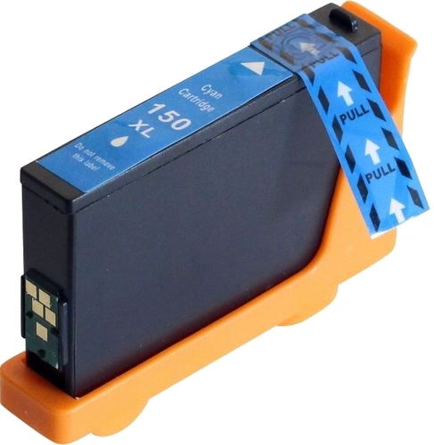 Kompatibel med 150XL (14N1615E) blekkpatron Cyan for Lexmark