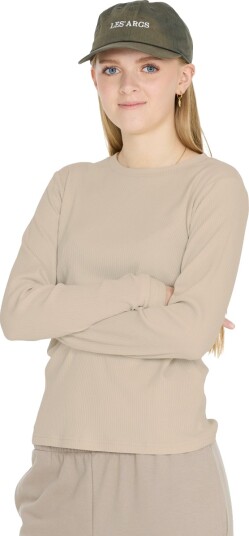 LES’ARCS Ashtyn Langermet T-skjorte Barn Beige 152