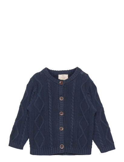 Copenhagen Colors Knitted Cardigan Blue 50