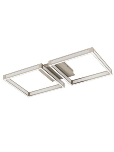 Taklampe Eglo Altaflor 650x300 mm Nickel Matt Hvit