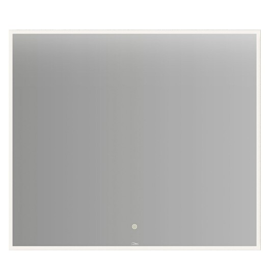 Linn Bad Vange Speil med Lyramme og Farget Kant Svart Matt / 80cm Linn Bad Vange Speil med Lyramme og Farget Kant Svart Matt / 80cm