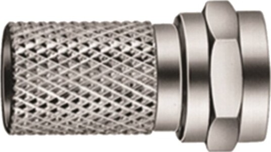 Triax Koaksialplugg F-Type SFC 070 75 Ohm Nikkel