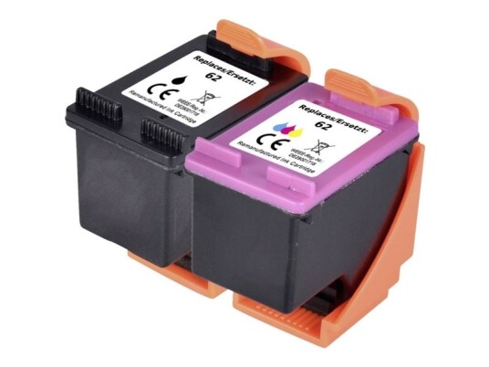 Renkforce Blæk Erstatter Hp 62 N9j71ae C2p04ae C2p06ae Kompatibel Kombi-Pakke Sort Cyan Magenta Gul Rf-5705430
