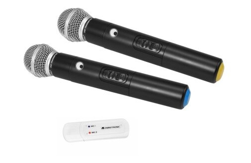 Omnitronic Uwm-2Hh, Scene/Opptreden, 0,863 - 0,865 Hz, 0,01%, 10 Mw, Dynamisk, Trådløs