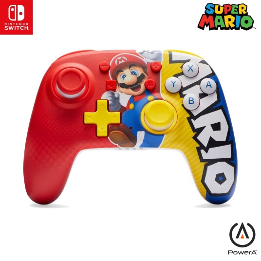 PowerA Nano Enhanced Wireless Controller Mario Victory Nintendo Switch