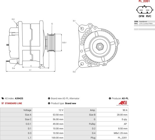 AS-PL A3942S Dynamo