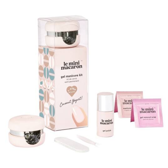 Le Mini Macaron Gel Manicure Kit Coconut Yogurt 5pcs