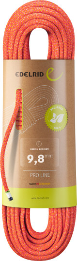 Dynamisk Klatretau Edelrid Heron Eco Dry 9,8 Mm 70 M   Fire