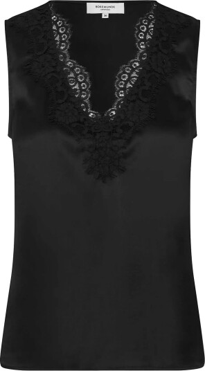 Rosemunde Rwjade Silk Lace Top Black 44