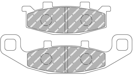Bremseklosser FERODO FDB481EF Bremseklosser FERODO FDB481EF