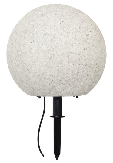 STAR TRADING 803-93 STONE UTELAMPE 40 CM, GRÅ