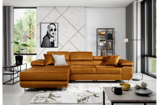 Klinka Sovesofa med Divan Venstre Beige Klinka Sovesofa med Divan Venstre Beige