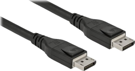 Delock Displayport Kabel Displayport Hann Til Displayport Hann Displayport 1.4 12 M Aktiv 8 K 60 Hz 7680 X 4320 Støtte 5 K 120 Hz 5120 X 2880 Støtte 4 K 240 Hz 3840 X 2160 Støtte Svart