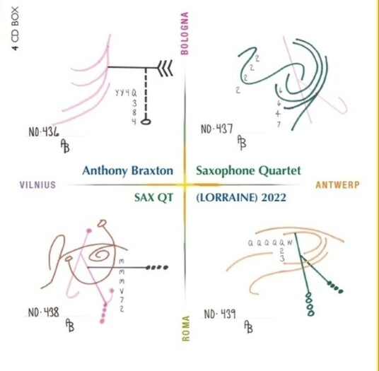 Anthony Saxophone Quartet Braxton  Sax Qt lorraine  CD