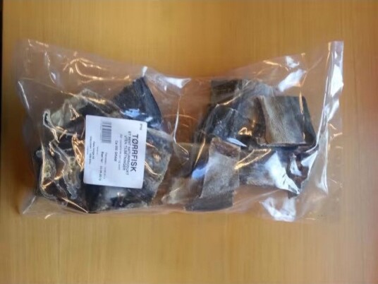 Kappet Hundetørrfisk 500 g - Naturlig Hundemat Kappet Hundetørrfisk 500 g - Naturlig Hundemat