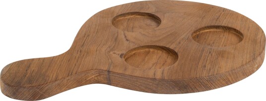 Fat Hartman i teak 32x22 cm