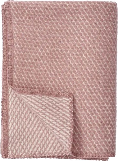 Klippans yllefabrik Klippan Babypledd Økologisk Lammeull Velvet Rose