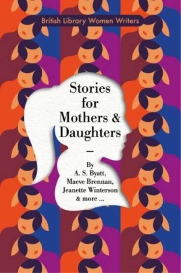 Stories for Mothers and Daughters Stories for Mothers and Daughters