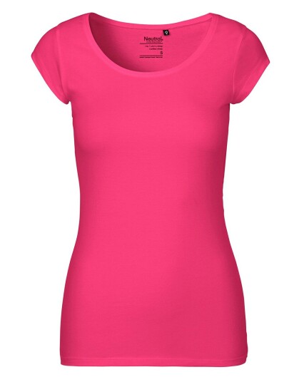 Neutral Organic - Ladies Round neck Short Sleeve Tee Pink