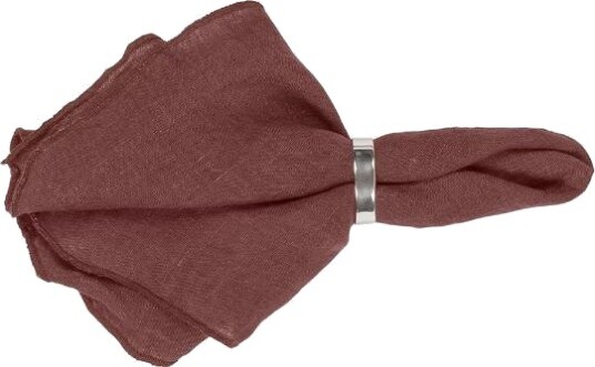 Broste Copenhagen Gracie tøyserviett 45x45 cm aubergine Broste Copenhagen Gracie tøyserviett 45x45 cm aubergine