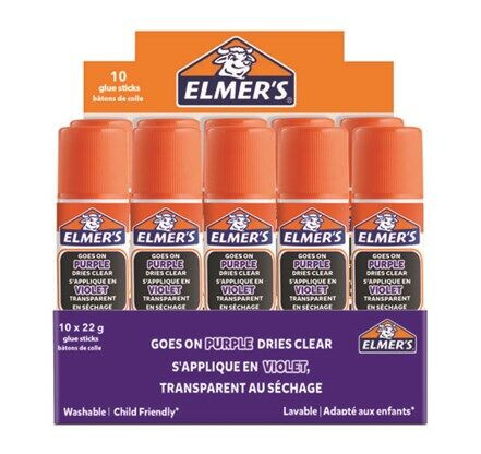 Elmer's 22 gram Disappearing Fiolett limstift