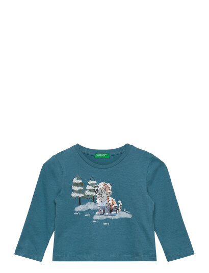 United Colors of Benetton T Shirt L/S Blue 116