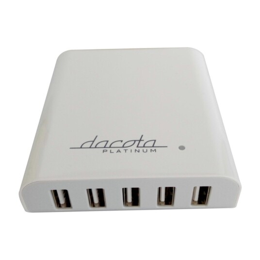 Dacota PlatinumUSB Charger 5 Ports Hvit
