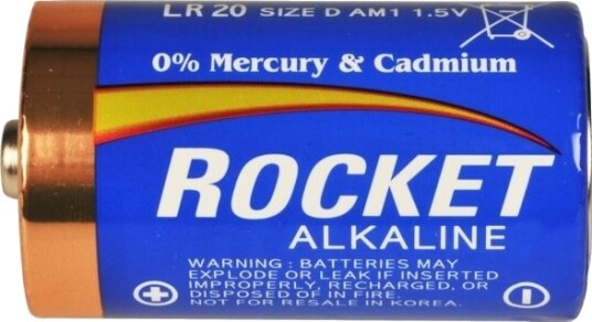 Batteri Rocket Alkaline D 1 280125 Batteri Rocket Alkaline D 1 280125