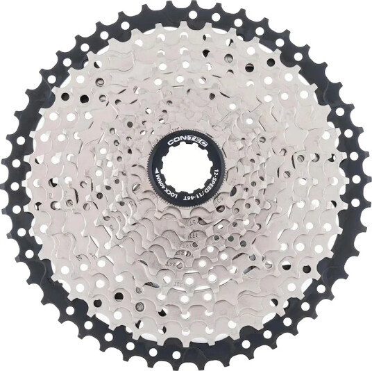 CONTEC Grad kassett 11-50 12 speed Shimano HG-M sølv/sort