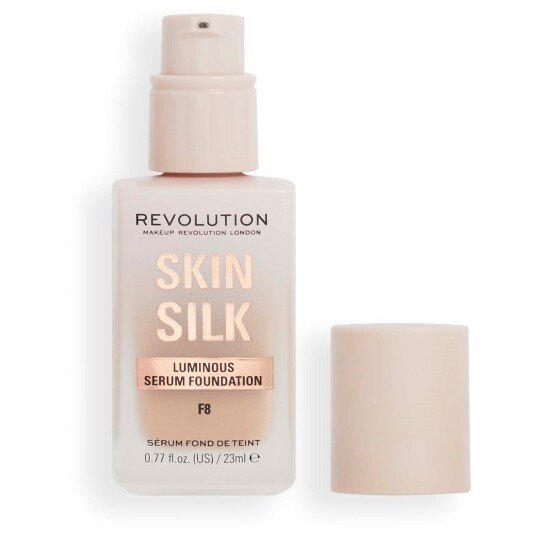 Makeup Revolution Skin Silk Serum Foundation F8 Makeup Revolution Skin Silk Serum Foundation F8
