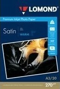 Lomond Premium Fotopapir Satin A3 270 g/m² 20 ark Warm