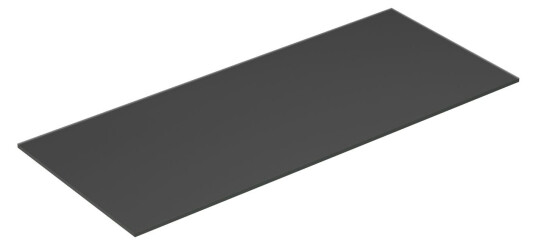 Dansani Calidris Form Topplate B40-232xh1xd50cm Mork grå Matt / 120cm Dansani Calidris Form Topplate B40-232xh1xd50cm Mork grå Matt / 120cm