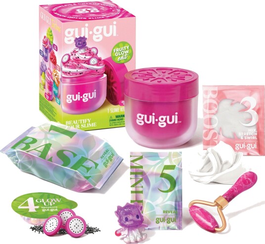 Gui Gui Slime Fruity Glow Dragefrukt Rosa