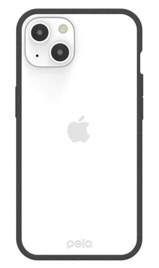 Pela Clear Miljøvennlig 100% Nedbrytbart Deksel til iPhone 13 - Svart